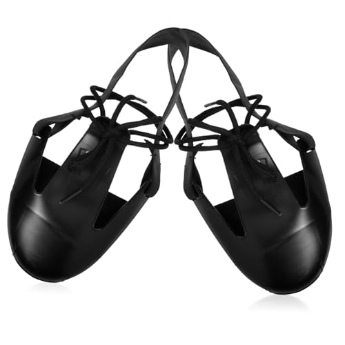 WATIIFUFU Überschuhe mit Stahlkappen rutschfeste Schutzüberzieher für Industrie BAU Werkstatt Arbeitsschutz Universalgröße Robust Anti Smash Schutz für Schuhe und Zehen von WATIIFUFU