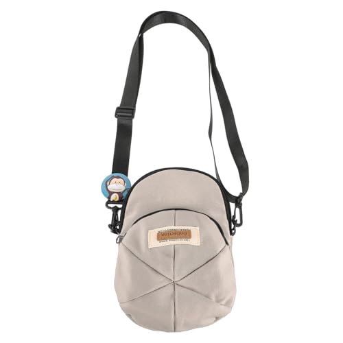 WATIIFUFU Unisex Crossbody Bag in Khaki mit Verstellbarem Schultergurt Modische Umhängetasche im Hut design Leichte Messenger Bag für Alltag Reisen und Freizeit Geeignet für Männer und von WATIIFUFU