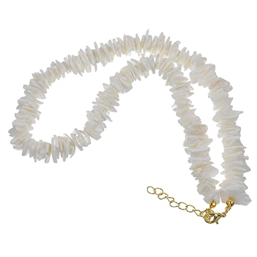 WATIIFUFU Unregelmäßige Gravel Chain DIY Schmuckkette mit Muschelanhängern Handgefertigte Bastelkette für Halsketten Armbänder und Partydekoration Einfache und Vielseitig Verwendbar von WATIIFUFU
