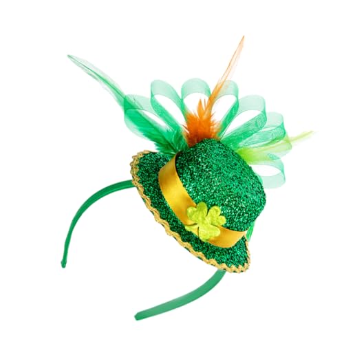 WATIIFUFU St. Patricks Day Hut Stirnband Kleeblatt Haar Reifen leichte festliche Haar Spange Zubehör von WATIIFUFU