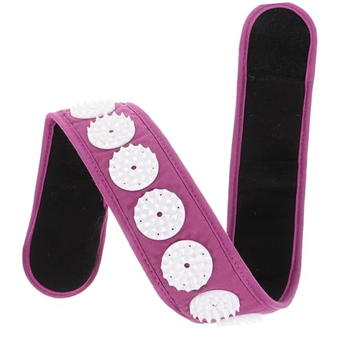 WATIIFUFU Yoga Akupressur Stirnband Verstellbar Komfortabel Multifunktions-kopfbedeckung Für Entspannung Und Schmerzlinderung Für Yoga Und Fitness Lila von WATIIFUFU