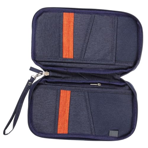 WATIIFUFU wasserdichte Reisepass Tasche mit Großem Fassungsvermögen Multifunktionaler Dokumenten Kartenorganizer Leichter Tragbarer Passport Wallet für Reisen und Alltag als von WATIIFUFU