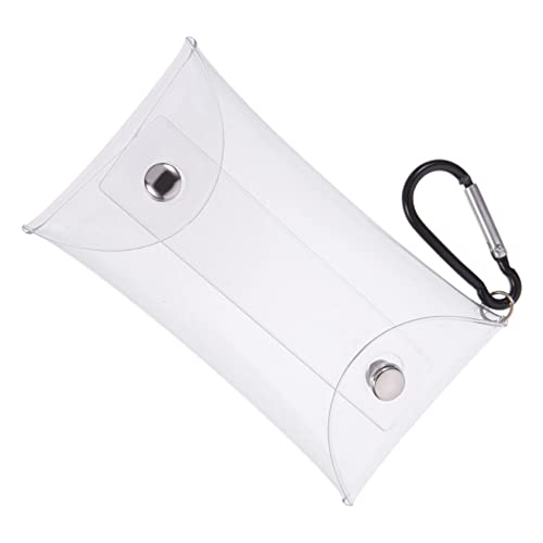 WATIIFUFU Transparente Geldbörse Kleine Münzbörse Damen Kleingeldbörse Karten Schlüssel Tasche Kopfhörerhülle Aufbewahrungstasche Münztäschchen von WATIIFUFU