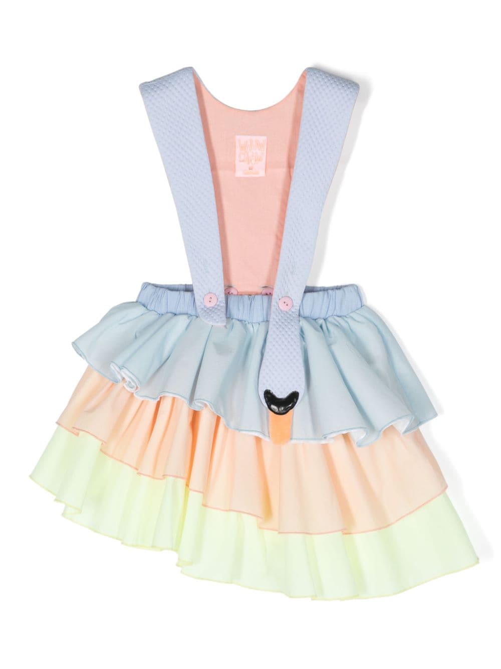 WAUW CAPOW by BANGBANG Gestuftes Fairytale Pastel Kleid - Blau von WAUW CAPOW by BANGBANG