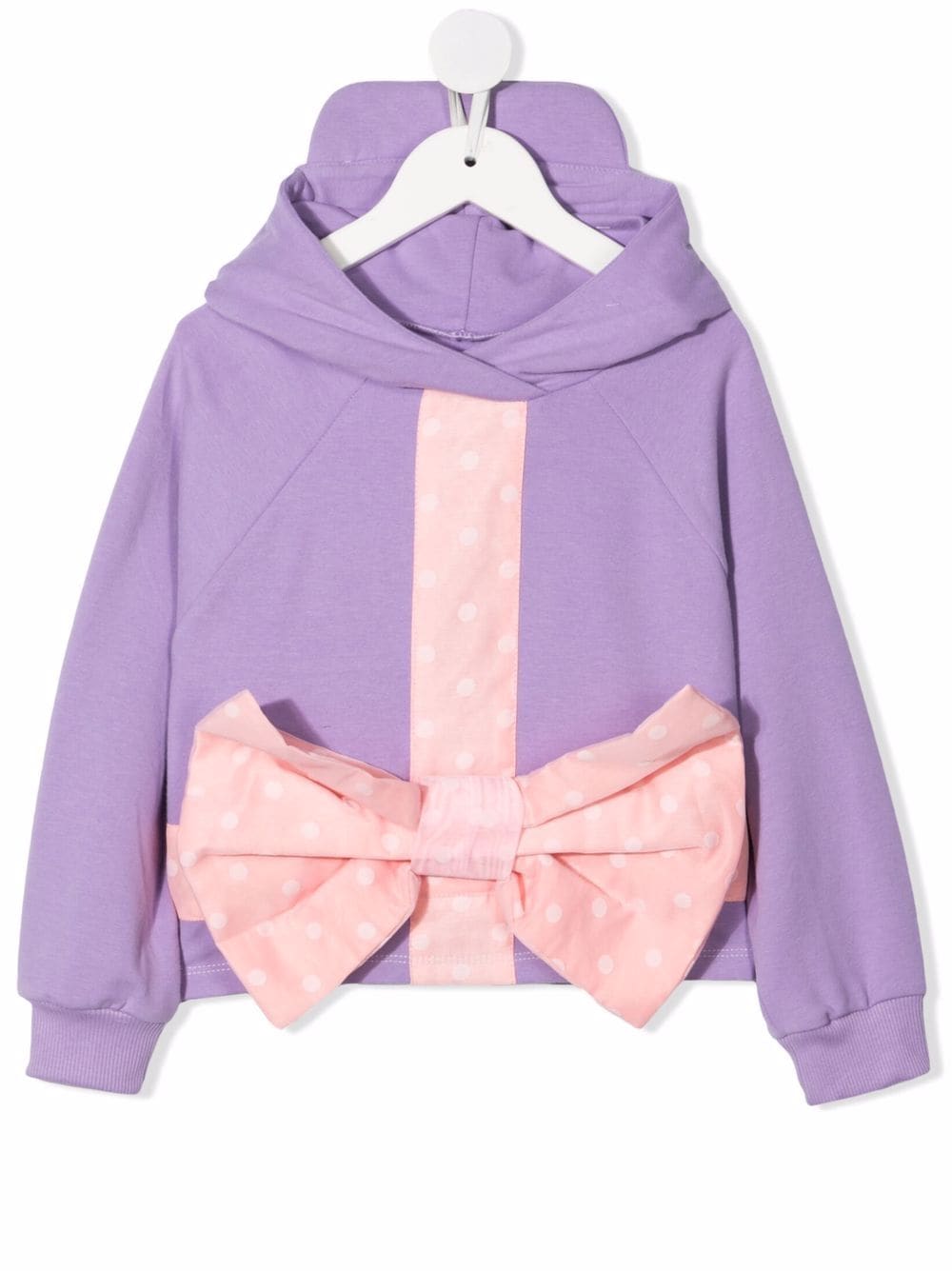 WAUW CAPOW by BANGBANG Lucca Bow Hoodie - Violett von WAUW CAPOW by BANGBANG