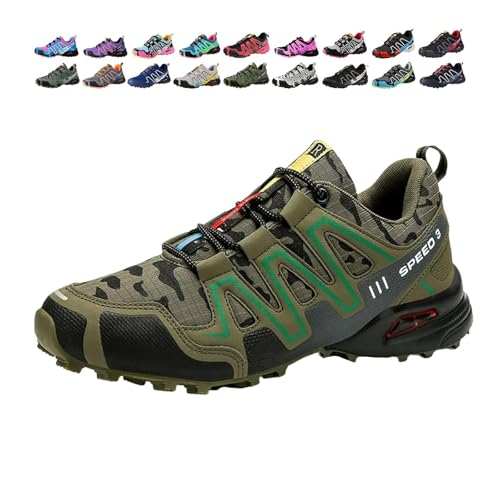 WAVDSYB Damen Herren Hike Balance Schuhe Wandern Balance Orthopädische Sneaker für Laufen Camping Bequem Atmungsaktiv Rutschfest SLI, grün, US 8.5 WAVDSYB Damen Herren Hike Balance Schuhe Wandern Balance Orthopädische Sneaker für Laufen Camping Bequem Atmungsaktiv Rutschfest SLI, grün, US 8.5 von WAVDSYB