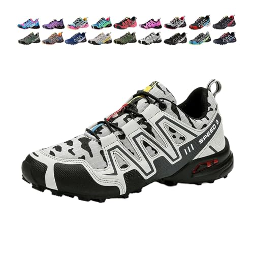WAVDSYB Damen Herren Hike Balance Schuhe Wandern Balance Orthopädische Sneaker für Laufen Camping Bequem Atmungsaktiv Rutschfest SLI, hellgrau, US 8.5 WAVDSYB Damen Herren Hike Balance Schuhe Wandern Balance Orthopädische Sneaker für Laufen Camping Bequem Atmungsaktiv Rutschfest SLI, hellgrau, US 8.5 von WAVDSYB