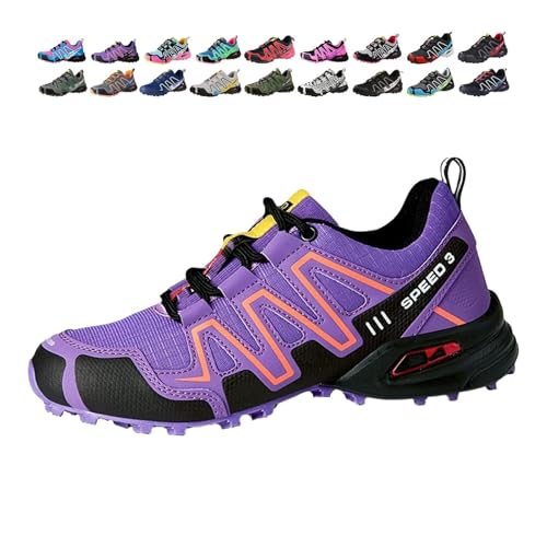 WAVDSYB Damen Herren Hike Balance Schuhe Wandern Balance Orthopädische Sneaker für Laufen Camping Bequem Atmungsaktiv Rutschfest SLI, violett, US 8.5 WAVDSYB Damen Herren Hike Balance Schuhe Wandern Balance Orthopädische Sneaker für Laufen Camping Bequem Atmungsaktiv Rutschfest SLI, violett, US 8.5 von WAVDSYB
