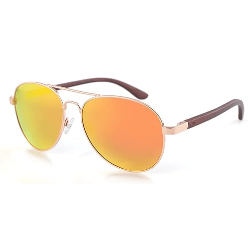 WAVE HAWAII LOOKBACK Sonnenbrille 2022 steel/rosewood/orange von WAVE HAWAII