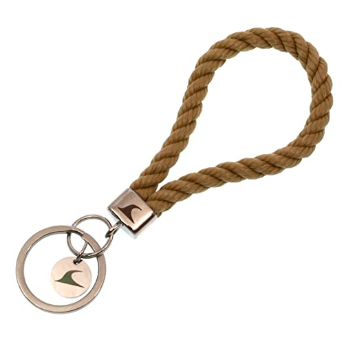 WAVEPIRATE® Segeltau Schlüsselanhänger Keychain K Wave Natur Damen Herren von WAVEPIRATE