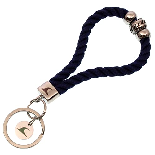 WAVEPIRATE® Segeltau Schlüsselanhänger Keychain K Wave SI Königsblau Damen Herren von WAVEPIRATE