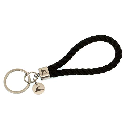 WAVEPIRATE® Segeltau Schlüsselanhänger Keychain K Wave Schwarz Damen Herren von WAVEPIRATE