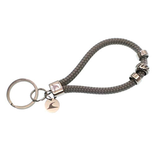 WAVEPIRATE® Segeltau Schlüsselanhänger Keychain ST Wave Silver Grau Damen Herren von WAVEPIRATE