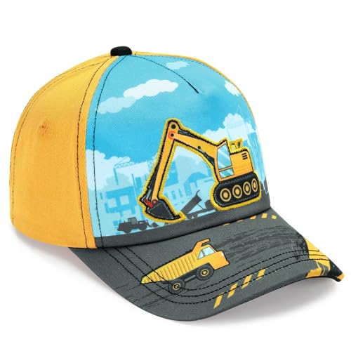 WAWSAM Jungen Baseballkappe Verstellbarer Kinder Snapback Trucker Cap Baumwolle Jungen Baseballkappe Baseball Mütze Sonnenhut von WAWSAM