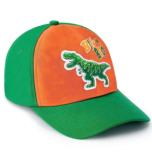 WAWSAM Kinder Dinosaurier Baseballkappe Großen Bruders Baseballkappe Verstellbare Snapback Cap für Jungen Baseballkappe für Jungen 3 Jahre Sommer Trucker Mütze für Kinder von WAWSAM