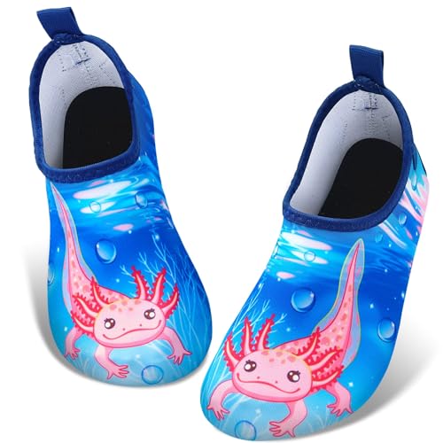 Kinder Strandschuhe Mädchen Schwimmschuhe Aqua Schuhe Wasserschuhe Aquaschuhe Schnell Trocknend Barfuss Schuh für Kinder Beach Pool von WAWSAM