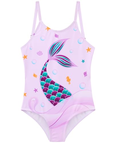 WAWSAM Mädchen Badeanzug Badeanzüge Schwimmen Einteilige mit Spaghettiträgern Kinder Uv-Schutz Badeanzug Schwimmanzug Meerjungfrau Badeanzug für den Sommerschwimmurlaub WAWSAM Mädchen Badeanzug Badeanzüge Schwimmen Einteilige mit Spaghettiträgern Kinder Uv-Schutz Badeanzug Schwimmanzug Meerjungfrau Badeanzug für den Sommerschwimmurlaub von WAWSAM