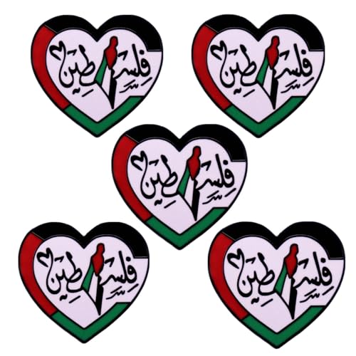 Palästinensische Flaggennadel, Palästina-Anstecknadel, Landflagge, Anstecknadel, Metall, Emaille, Souvenir, Kleidung, patriotische Kleidung, patriotische Damenaccessoires, Herren, Hutständer, von WAXCMXYH