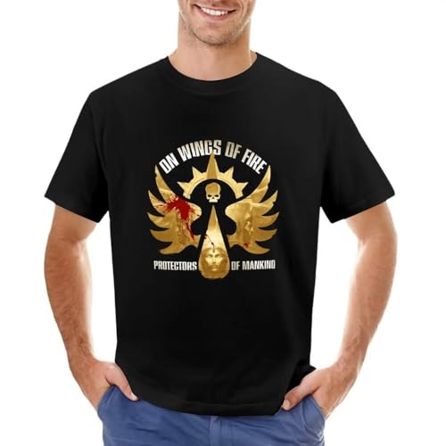 Blood Angels - On Wings of Fire Trending T-Shirt plsize Tops Mens Graphic t-Shirts Black L von WAYSDA