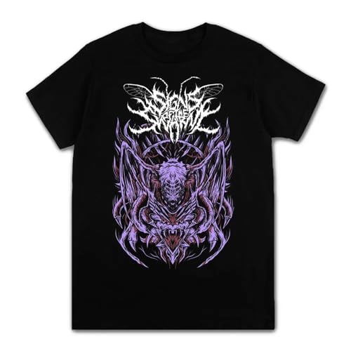 Vintage Deathcore Signs of The Swarm T Shirt Black L von WAYSDA