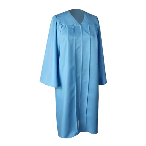 WAZHAKU Abschluss Talar Unisex Leichte Abschluss Robe 2024 für Erwachsene Abschluss Talar mit Hut und Quaste Bachelor Akademischer Talar Herren Damen Kostü für Universität Weiterführende von WAZHAKU