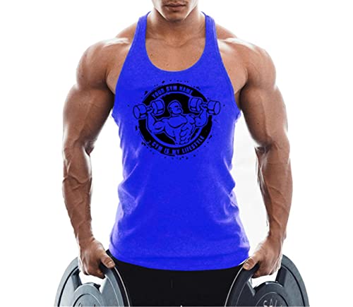 WAZZAP Herren Tank Top Ärmelloser Muskelshirt Stringer Gym Bodybuilding Training Fitness Sport Achselshirts T-Shirt von WAZZAP