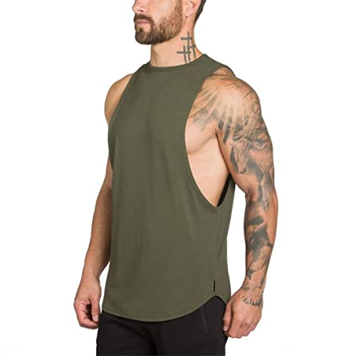 WAZZAP Tank Top Fitness Herren Ärmellos Muskelshirt Gym Workout Sport Bodybuilding Stringer Muscle T-Shirt von WAZZAP