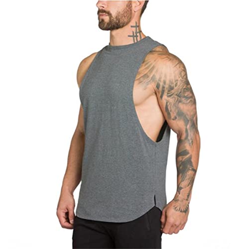 WAZZAP Tank Top Fitness Herren Ärmellos Muskelshirt Gym Workout Sport Bodybuilding Stringer Muscle T-Shirt von WAZZAP