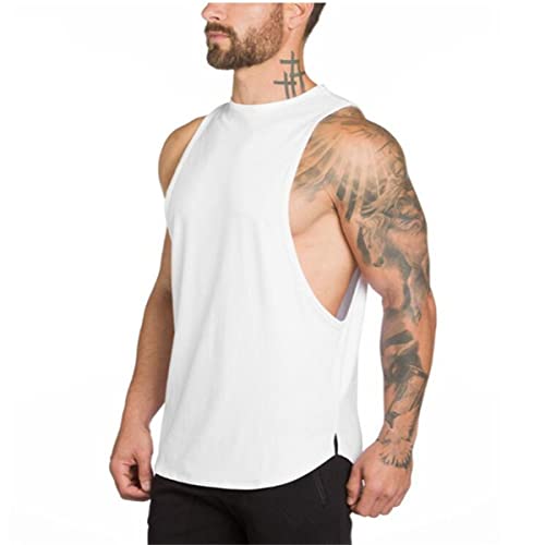 WAZZAP Tank Top Fitness Herren Ärmellos Muskelshirt Gym Workout Sport Bodybuilding Stringer Muscle T-Shirt von WAZZAP