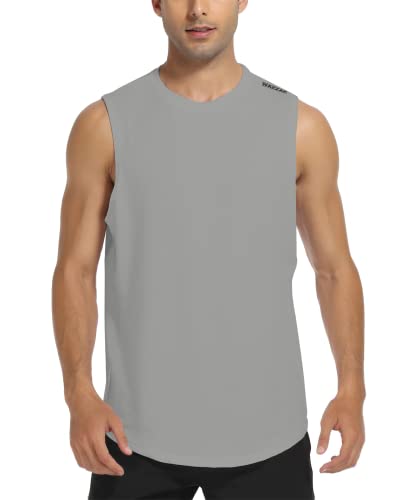 WAZZAP Tank Top Herren Quick Dry Gym Bodybuilding Fitness Sport Ärmellos Muskelshirts von WAZZAP