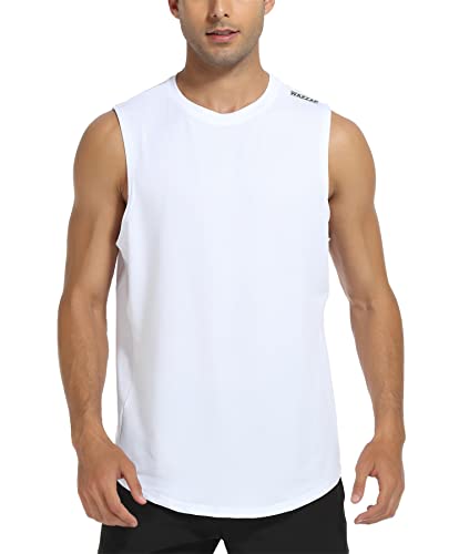 WAZZAP Tank Top Herren Quick Dry Gym Bodybuilding Fitness Sport Ärmellos Muskelshirts von WAZZAP