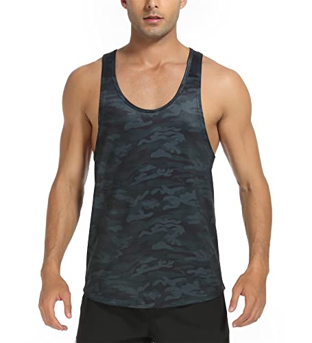 WAZZAP Tank Top Herren Quick Dry Muskelshirt Gym Fitness Sport Bodybuilding Stringer Ärmellos T-Shirt von WAZZAP