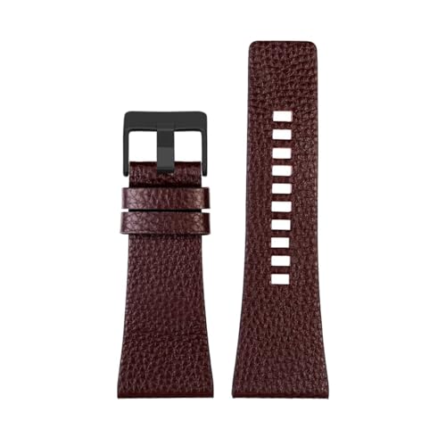 WAikub Leder-Uhrenarmbänder, 22mm – 32mm, großes Uhrenarmband, Herrenarmbanduhr, Uhrenzubehör, 27mm von WAikub