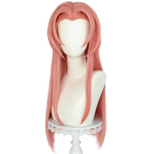Anime Haruno Sakura Cosplay Perücke Damen Rosa Langhaarperücken mit Perückenkappe for Party Halloween Rollenspiel Zubehör WBASOZMO Anime Haruno Sakura Cosplay Perücke Damen Rosa Langhaarperücken mit Perückenkappe for Party Halloween Rollenspiel Zubehör WBASOZMO von WBASOZMO