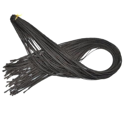 Synthetische Haarverlängerungen für afrikanische Zöpfe, 76,2 cm langes Flechthaar, Ombre-künstliche Box-Braids-Haare für Frauen, 1B, 50 g Synthetische Haarverlängerungen für afrikanische Zöpfe, 76,2 cm langes Flechthaar, Ombre-künstliche Box-Braids-Haare für Frauen, 1B, 50 g von WBLSPA