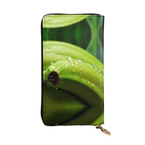 Canna oder Indian Shot Pattern Leder Clutch (19,1 x 10,4 cm) – Münzkarten-Schlüsseletui von WBQLSL