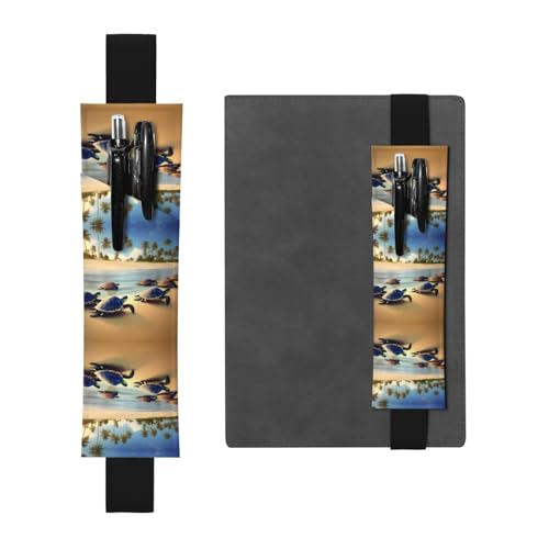Schildkröten am Strand Muster Gummiband Stifttasche geeignet für Mädchen Geburtstagsgeschenke/Lehrertag/Abschluss-Saison Intime Schreibwaren Geschenkbox Schildkröten am Strand Muster Gummiband Stifttasche geeignet für Mädchen Geburtstagsgeschenke/Lehrertag/Abschluss-Saison Intime Schreibwaren Geschenkbox von WBQLSL