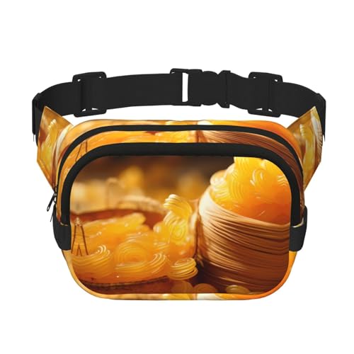 WBQLSL Candy Man gemusterte stilvolle Hüfttasche, leichte Reise-Sporttasche, wasserdicht und verschleißfest von WBQLSL