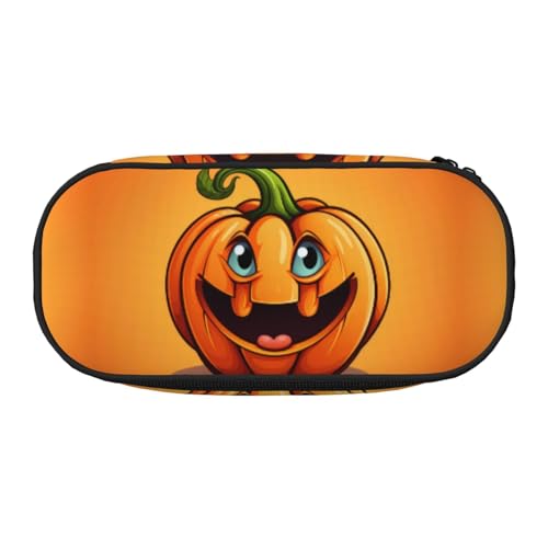 WBQLSL Cartoon-Kürbis-Bilder, bedruckte Schreibwaren-Aufbewahrungstasche, mehrlagiges Federmäppchen, tragbares Federmäppchen WBQLSL Cartoon-Kürbis-Bilder, bedruckte Schreibwaren-Aufbewahrungstasche, mehrlagiges Federmäppchen, tragbares Federmäppchen von WBQLSL