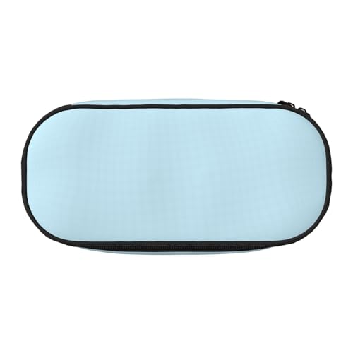 WBQLSL Einfarbiges, kleines, frisches Federmäppchen mit großem Fassungsvermögen, mehrschichtige Trennwand, Schreibwaren-Aufbewahrungstasche – Unisex-Bürobedarf von WBQLSL