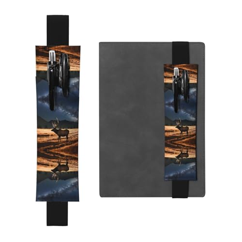 WBQLSL Elch in der Wiese Muster Elastisches Band Stifttasche geeignet für Mädchen Geburtstagsgeschenke / Lehrertag / Abschlusszeit Intime Schreibwaren Geschenkbox WBQLSL Elch in der Wiese Muster Elastisches Band Stifttasche geeignet für Mädchen Geburtstagsgeschenke / Lehrertag / Abschlusszeit Intime Schreibwaren Geschenkbox von WBQLSL