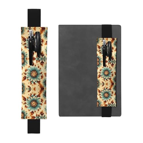 WBQLSL Extravaganz von Seide und Blumen Muster Gummiband Stifttasche geeignet für Mädchen Geburtstagsgeschenke / Lehrertag / Abschlusszeit Intime Schreibwaren Geschenkbox von WBQLSL