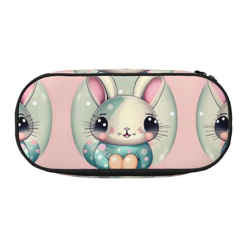 WBQLSL Federmäppchen, Motiv: Cartoon-Häschen, großes Fassungsvermögen, mehrschichtige Trennwand, Schreibwaren-Aufbewahrungstasche – Unisex-Bürobedarf WBQLSL Federmäppchen, Motiv: Cartoon-Häschen, großes Fassungsvermögen, mehrschichtige Trennwand, Schreibwaren-Aufbewahrungstasche – Unisex-Bürobedarf von WBQLSL