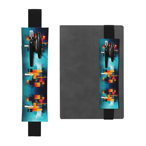 WBQLSL Federmäppchen mit gefärbtem Blockmuster, elastisches Band, geeignet für Mädchen, Geburtstagsgeschenke, Lehrertag, Abschlussfeier, Intimschreibwaren, Geschenkbox WBQLSL Federmäppchen mit gefärbtem Blockmuster, elastisches Band, geeignet für Mädchen, Geburtstagsgeschenke, Lehrertag, Abschlussfeier, Intimschreibwaren, Geschenkbox von WBQLSL