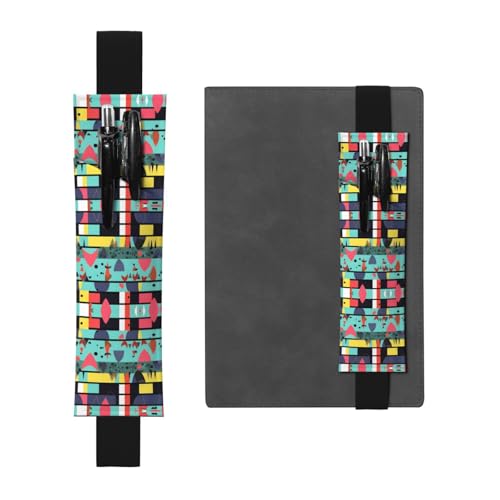 WBQLSL Federmäppchen mit geometrischem Muster, elastisches Band, geeignet für Mädchen, Geburtstagsgeschenke, Lehrertag, Abschlussfeier, Intimschreibwaren, Geschenkbox WBQLSL Federmäppchen mit geometrischem Muster, elastisches Band, geeignet für Mädchen, Geburtstagsgeschenke, Lehrertag, Abschlussfeier, Intimschreibwaren, Geschenkbox von WBQLSL