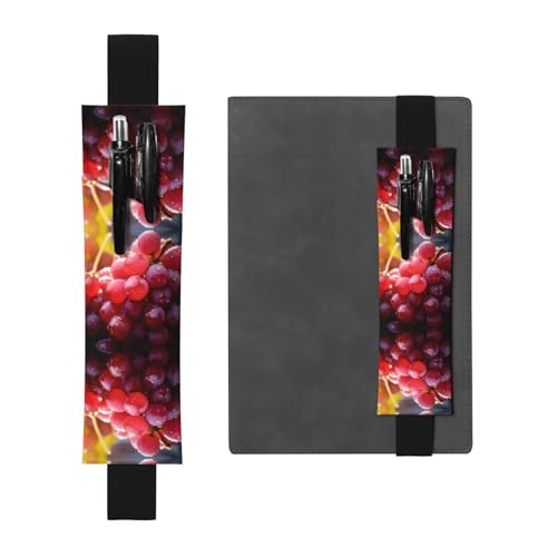 WBQLSL Federmäppchen mit rotem Traubenmuster, elastisches Band, geeignet für Mädchen, Geburtstagsgeschenke, Lehrertag, Abschlussfeier, Intimschreibwaren, Geschenkbox WBQLSL Federmäppchen mit rotem Traubenmuster, elastisches Band, geeignet für Mädchen, Geburtstagsgeschenke, Lehrertag, Abschlussfeier, Intimschreibwaren, Geschenkbox von WBQLSL