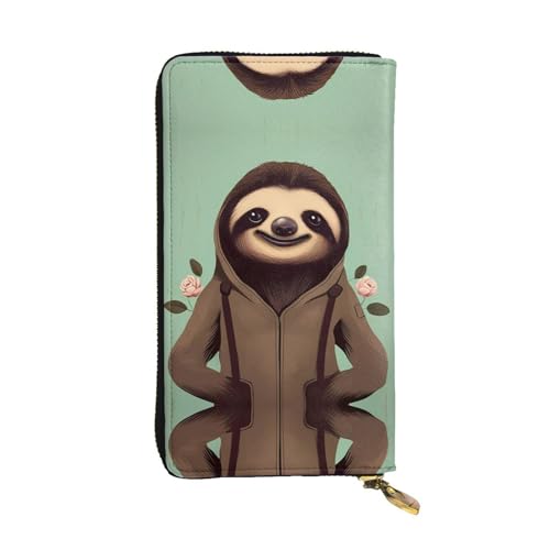 WBQLSL Geldbörse mit Cartoon-Faultier-Reißverschluss, 19,1 x 10,4 cm lange Clutch, mehrere Fächer und großes Fassungsvermögen, ein gutes Geschenk für Freunde WBQLSL Geldbörse mit Cartoon-Faultier-Reißverschluss, 19,1 x 10,4 cm lange Clutch, mehrere Fächer und großes Fassungsvermögen, ein gutes Geschenk für Freunde von WBQLSL