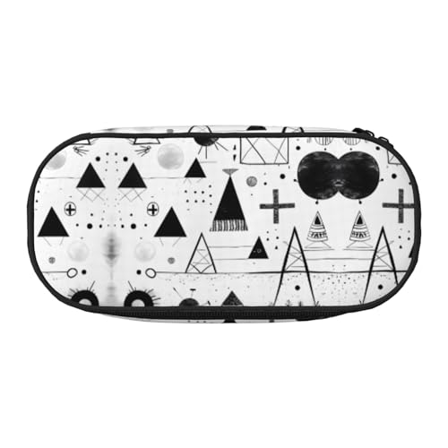 WBQLSL Skizze Federmäppchen mit großem Fassungsvermögen, mehrschichtige Trennwand, Schreibwaren-Aufbewahrungstasche – Unisex-Lern-Bürobedarf von WBQLSL