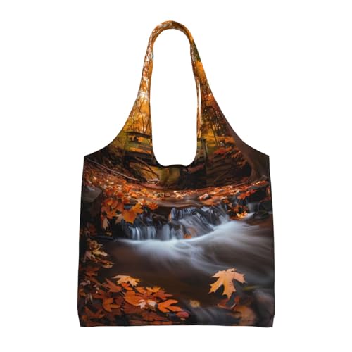 WBQLSL fig. Bedruckte Schultertasche mit Aufschrift "Intimate and Understanding Friend", geeignet für robuste Leinentaschen, Einkaufstaschen, Schwarz, Einheitsgröße von WBQLSL