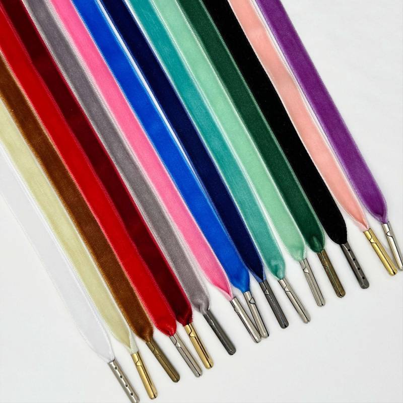 10 Mm Samt Schnürsenkel Mit Metall Spitzen von WBWStudios